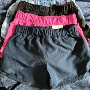 ONE NWT and THREE NWOT GIRLS DOLPHIN RUNNING SHORTS OLD NAVY SIZE LARGE (10-12)